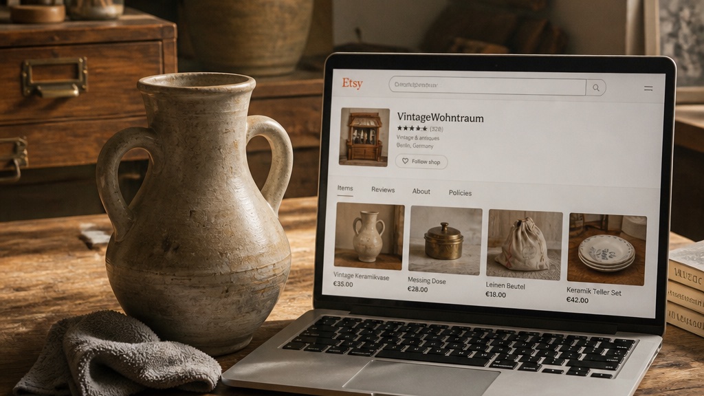 Vom Dachbodenfund zum Etsy-Listing: Wie ein Vintage-Stück in den Shop kommt